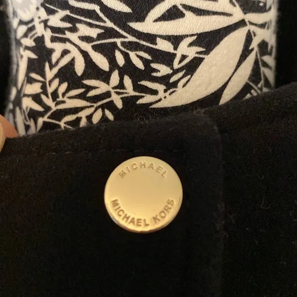 Women’s wool blend coat by MICHAEL Michael Kors business warm stylish black