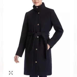 Women’s wool blend coat by MICHAEL Michael Kors business warm stylish black