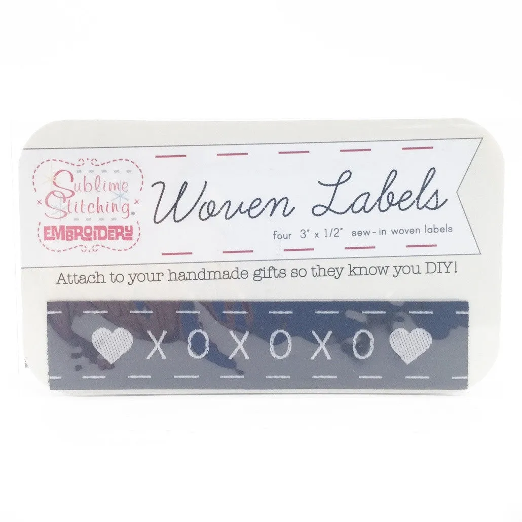 Woven Labels XOXO