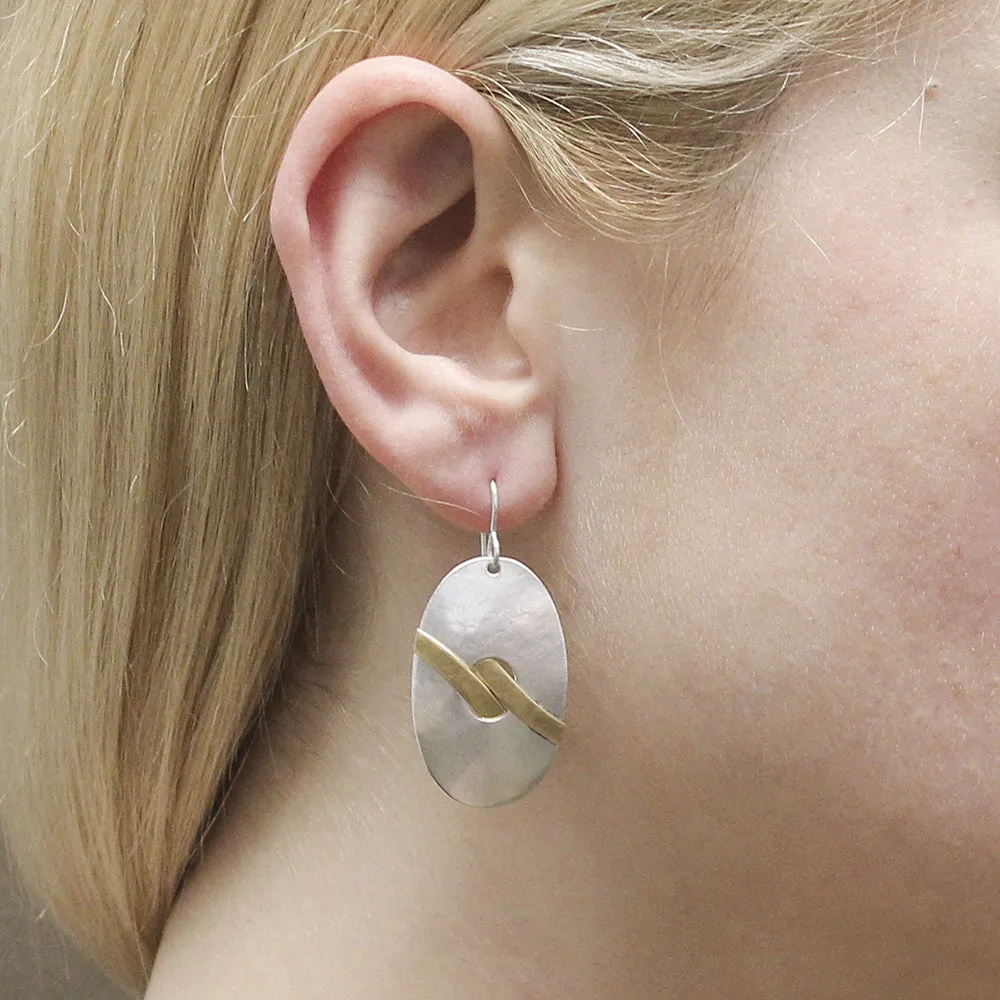Woven Oval Earring