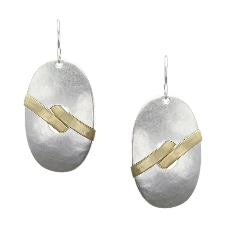 Woven Oval Earring