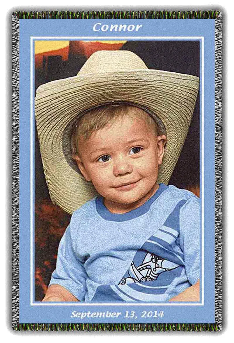 Woven Photo Blanket Certificate
