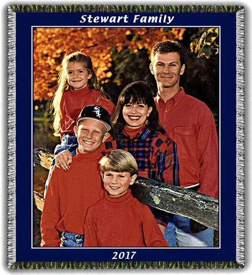Woven Photo Blanket Certificate
