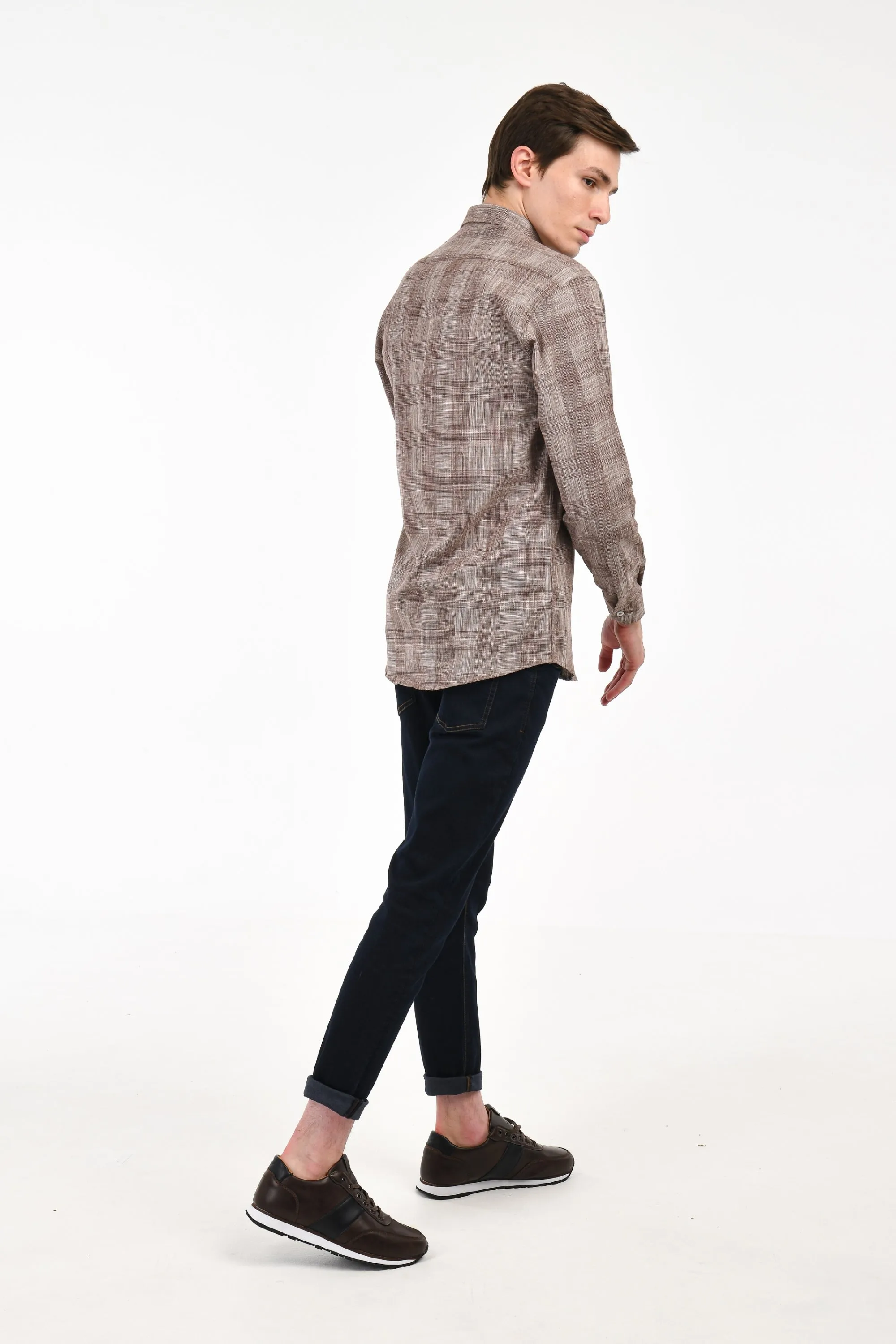 Woven Plaid Shirt