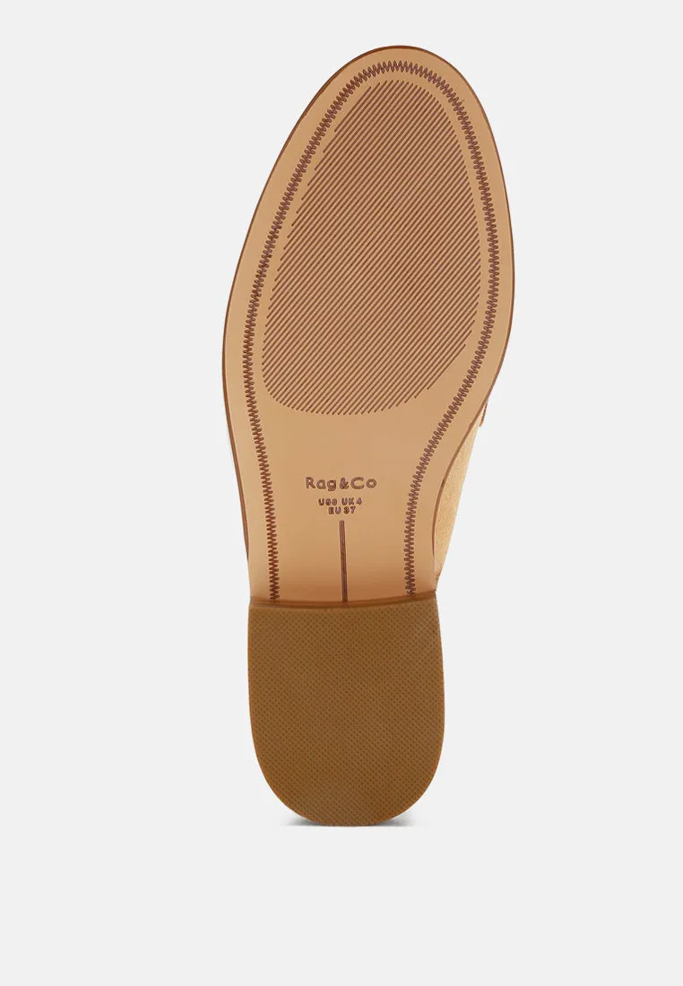 Woven Strap Slingback Loafers By Ruw