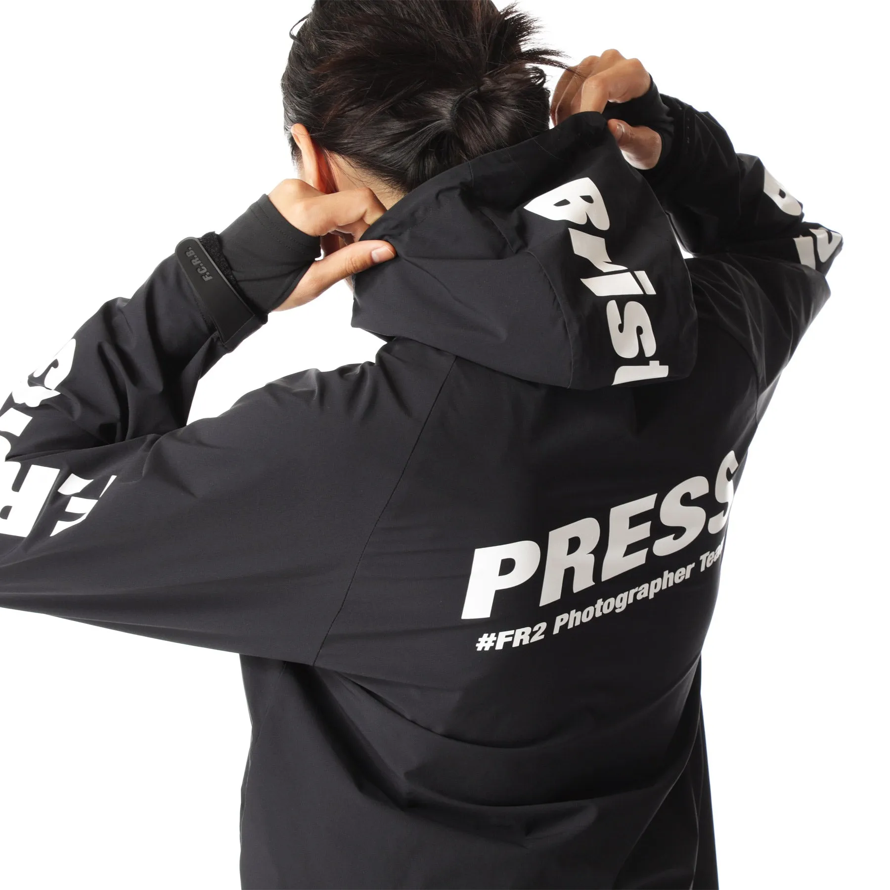 x FCRB Warm Up Jacket FRJ065 Black