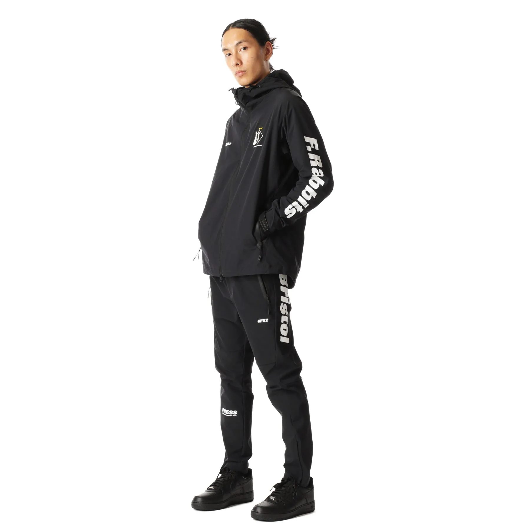 x FCRB Warm Up Jacket FRJ065 Black