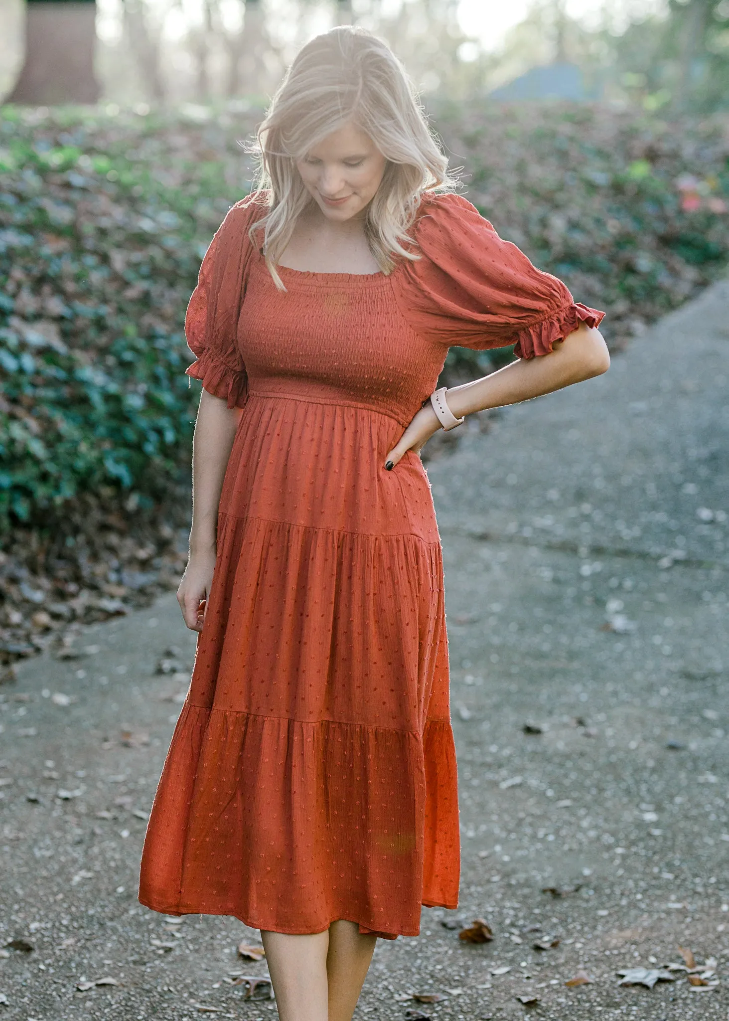 X Harvest Moon Rust Dress