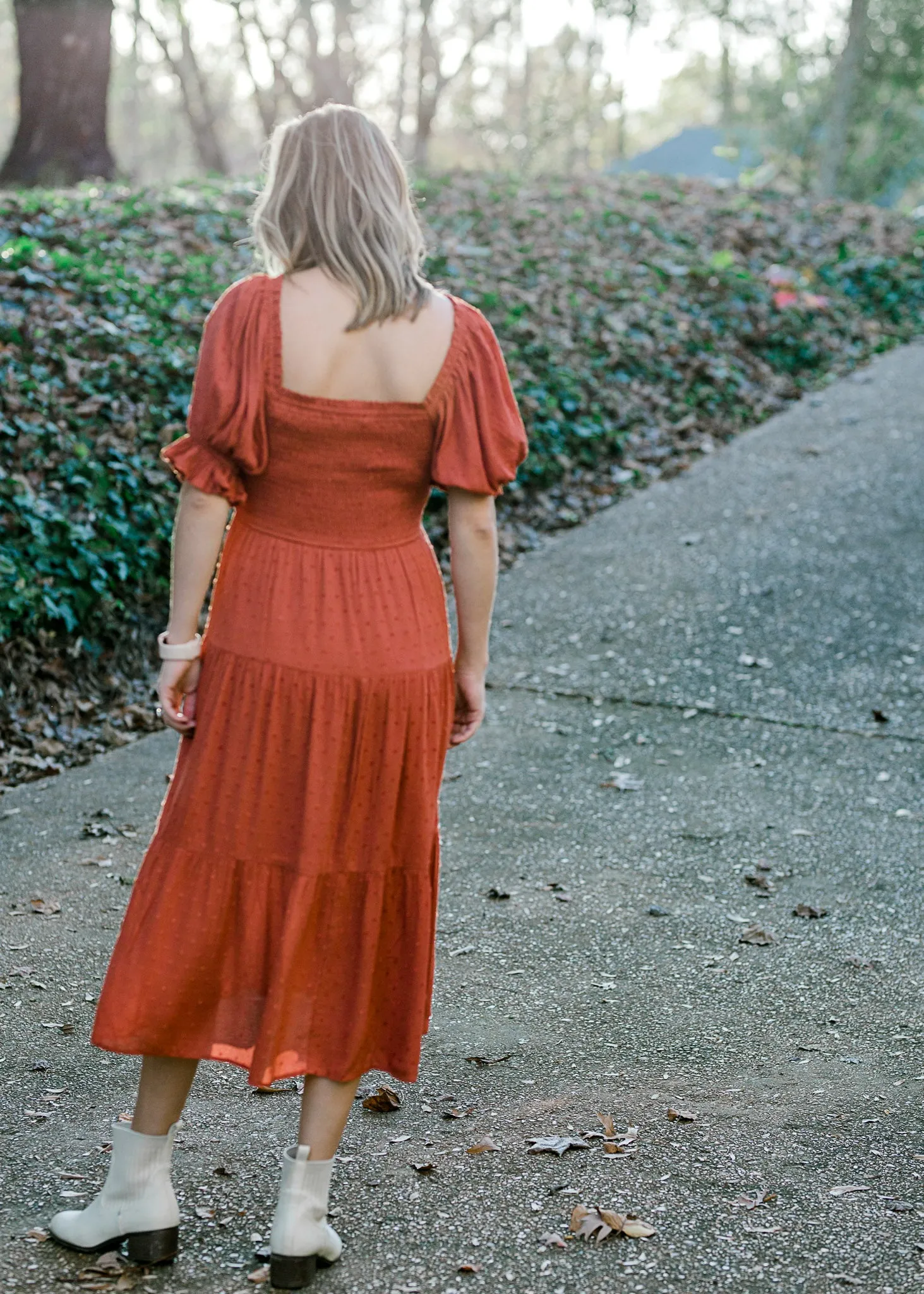X Harvest Moon Rust Dress